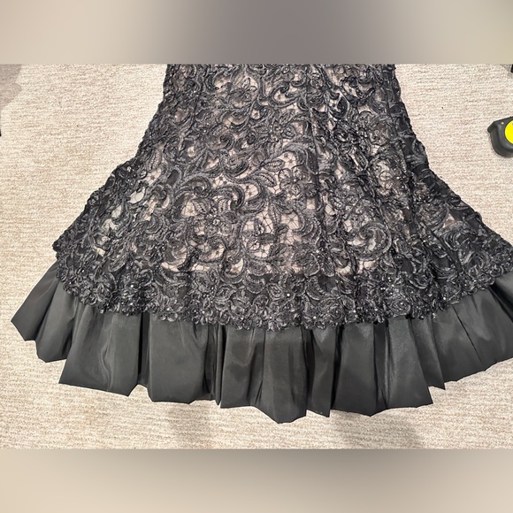 Montage by Mon Cheri Black Lace Dress - Picture 4 of 10